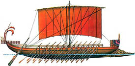'The kind of bireme used above all by the Liburnians . . .'